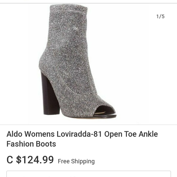 Aldo Open toe heeled bootie - Picture 7 of 7